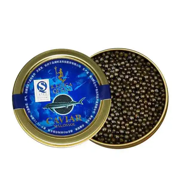 
50 beluga High Grade Hybrid Sturgeon Caviar caviar vacuum packing Imperial Sold in the UK 