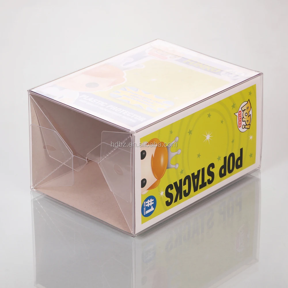 Hot Sale Customized 4 inches PET Clear Plastic Packaging Box For Funko POP Protector