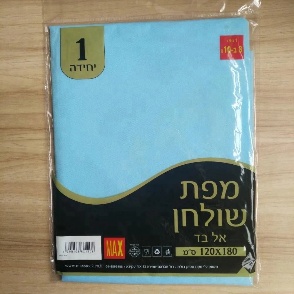 color as request PP spunbond non-woven fabric disposable table cloth non woven table runner