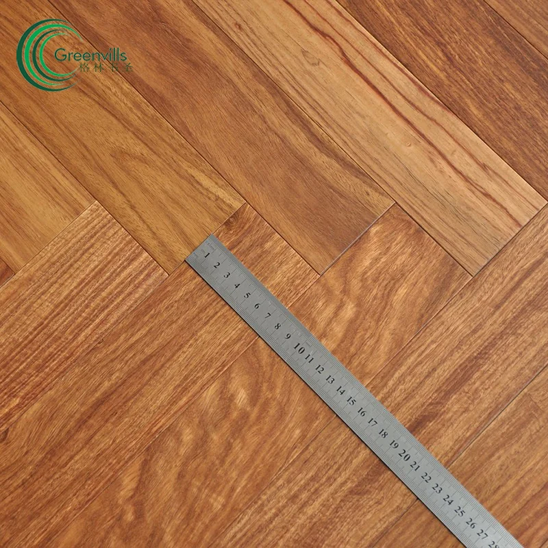 African padauk fishbone flooring padauk engineered wood parquet flooring factory prices herringbone floor