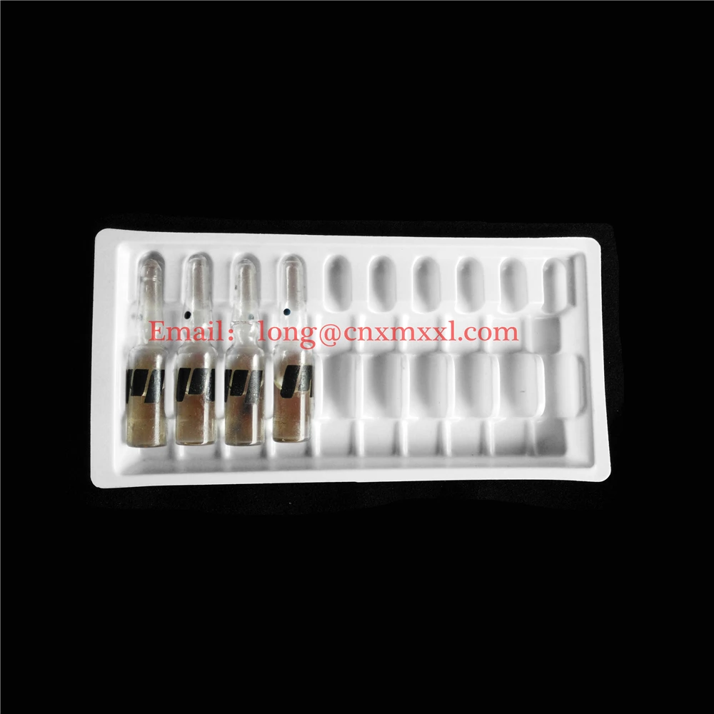 Transparent Plastic Ampoule Tray 1ml,2ml, 3ml,5ml, 10ml Plastic Vial Tray Blister Can Be Customization