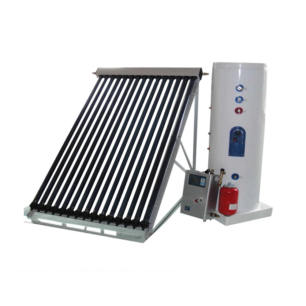 Heat pipe solar collectors solar heating system for house