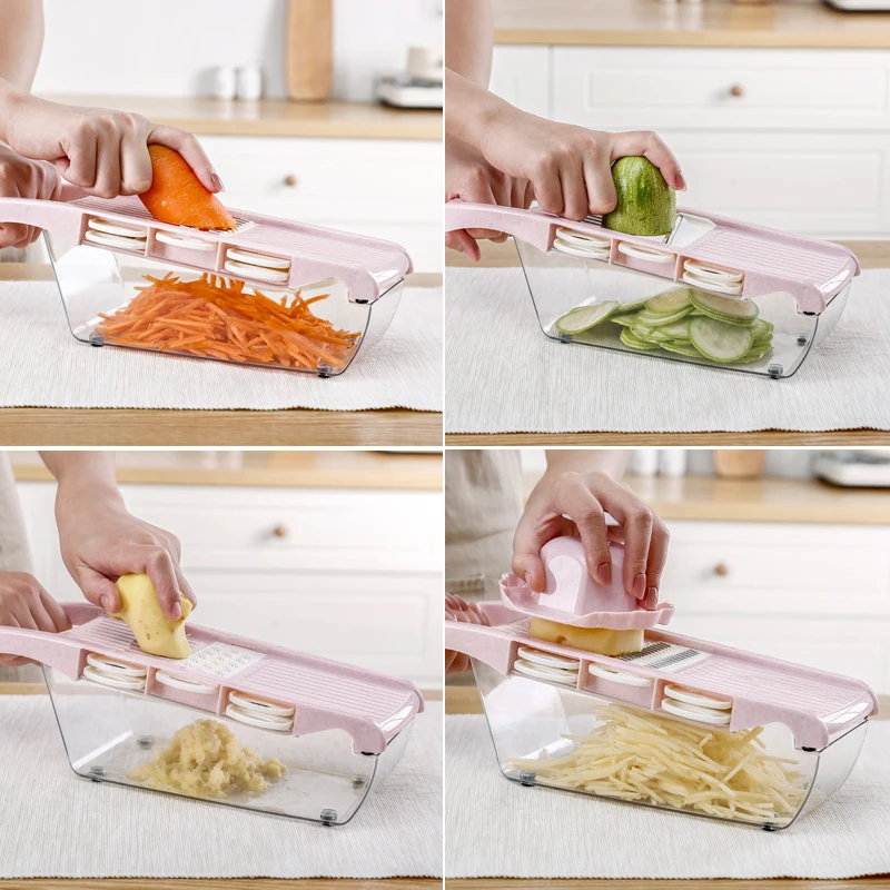 Hot selling 5 in 1 kitchen manual vegetable  and fruit peeler multi grater