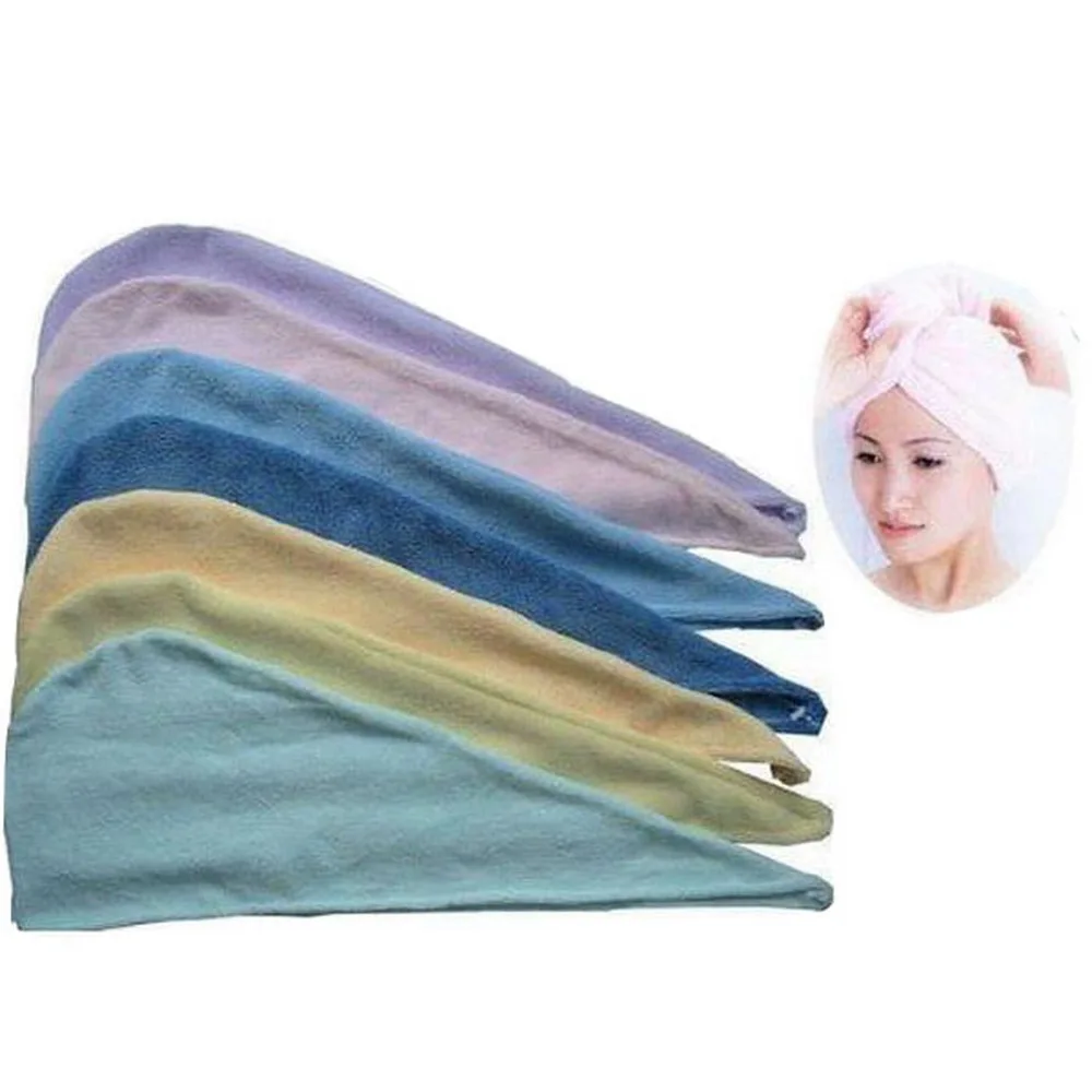 Large disposable microfiber salon hair quick drying wrap cap turban towel