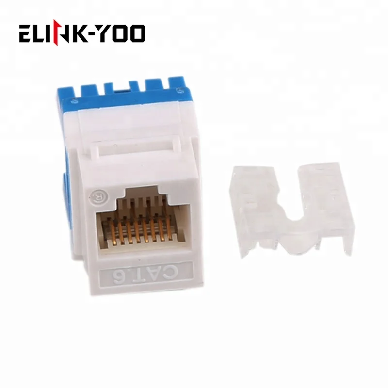 chinese manufacturing cheap punch down utp cat6 180 degree rj45 Keystone Jack short model