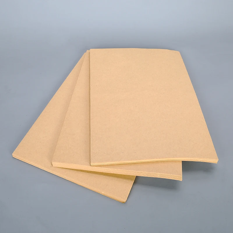 Kraft Brown White Self adhesive Label Paper Full Sheet Sticker A4 Size 100 Sheet Inkjet Laser Printing  Sticky Paper