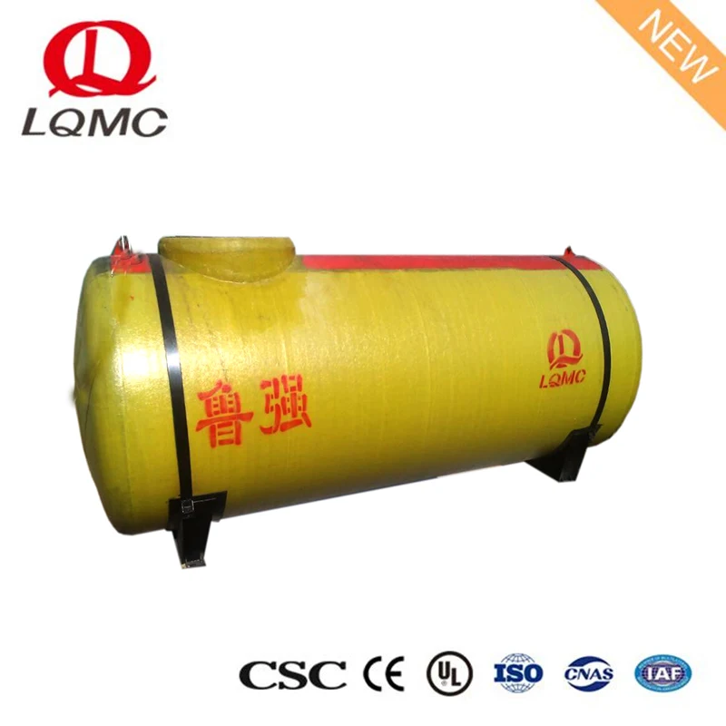 Two chambers 60000 liter 12000 gallon double walled fuel oil tank