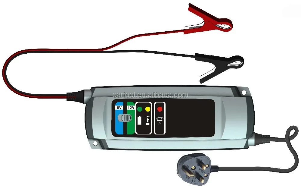 3 Steps Full Automatic Intelligent CAR BATTERY CHARGER 6V 12V