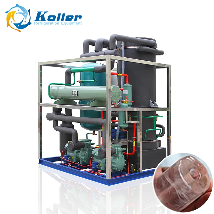 TV100 10t/день трубчатый льдогенератор новая машина для производства льда