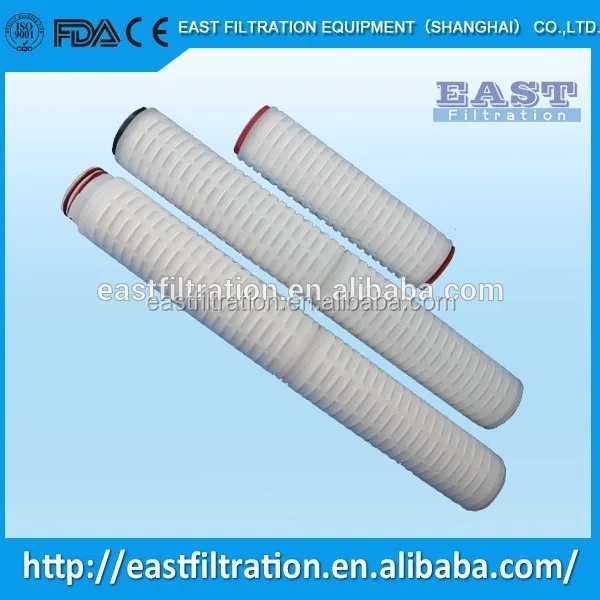 Refilling cartridges - PP Pleated Cartridge Size: 20 inches. Pores: 10um