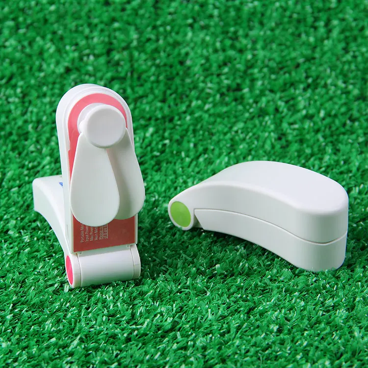 Портативный ручной мини-вентилятор на батарейках с 2 скоростями