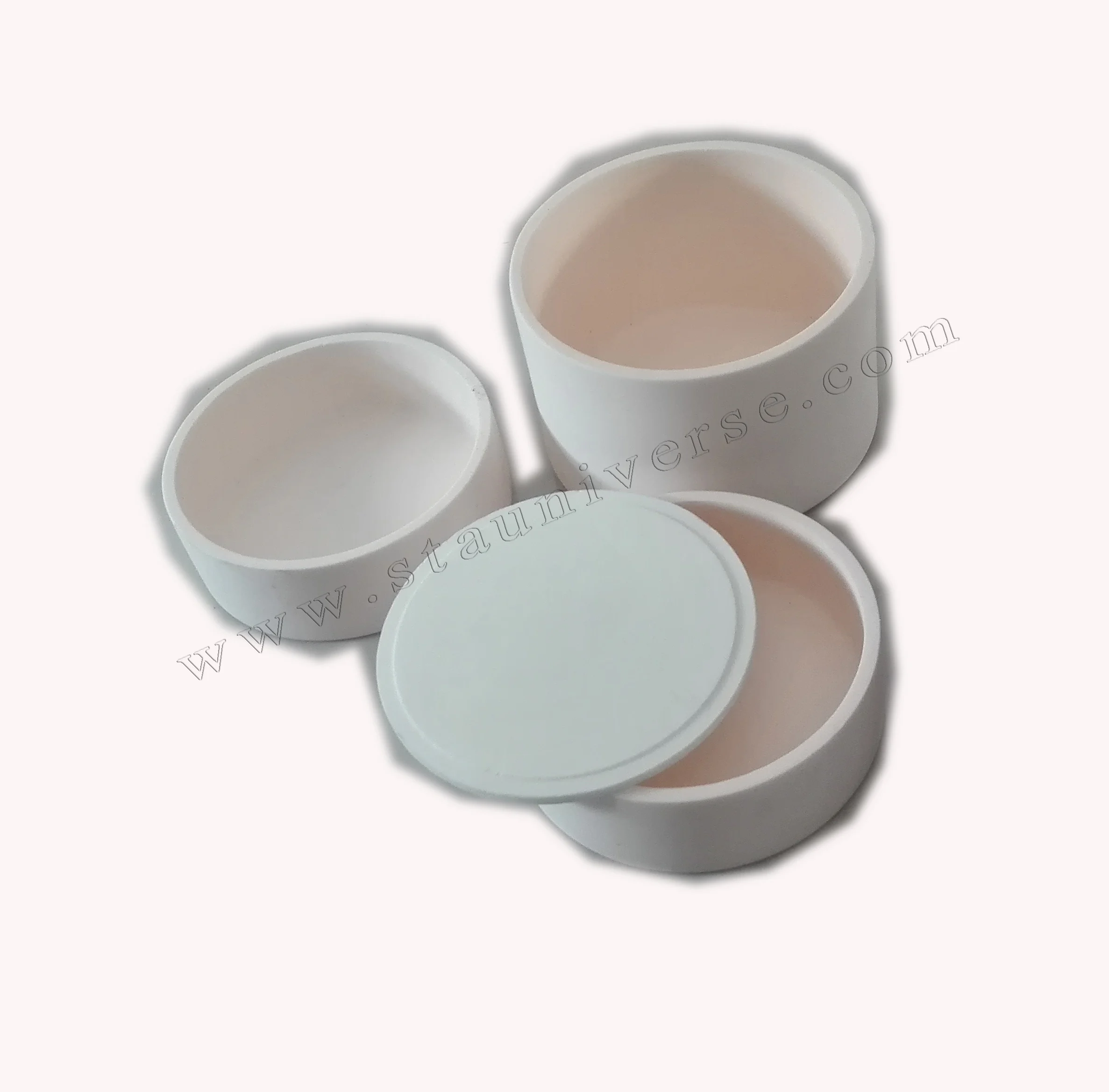 STA 99.7% Al2O3 глиноземный керамический тигель/корундовый тигель с крышкой