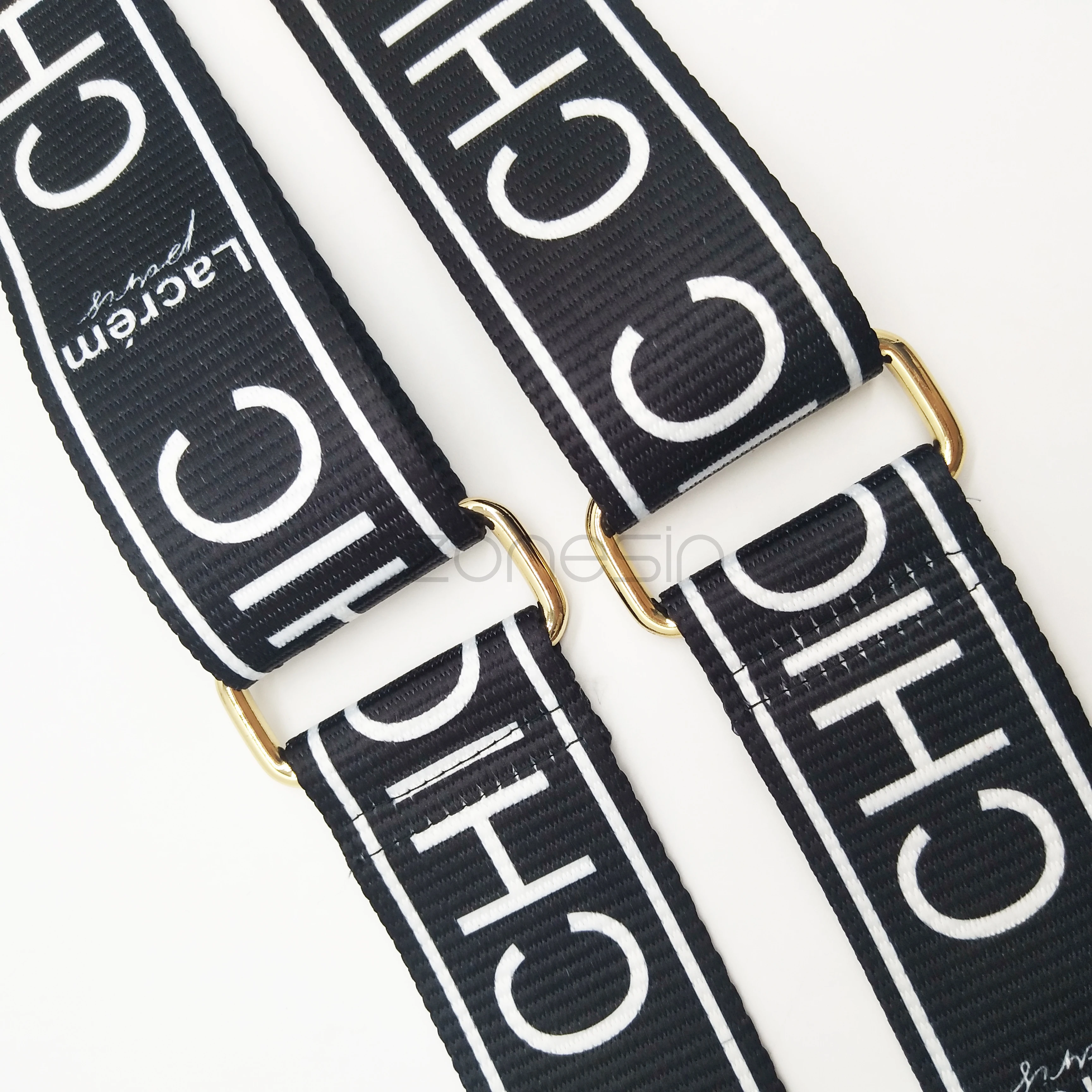 ZONESIN Print Handbag Replacement Adjustable Purse Strap Crossbody Shoulder Bag Straps Custom Logo