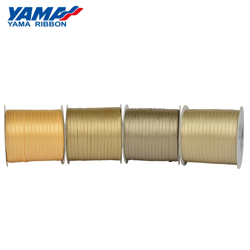 Yama Stocked 300 Yards Per Roll 5 MM Wide Satin Red Blue Balloon Ribbon