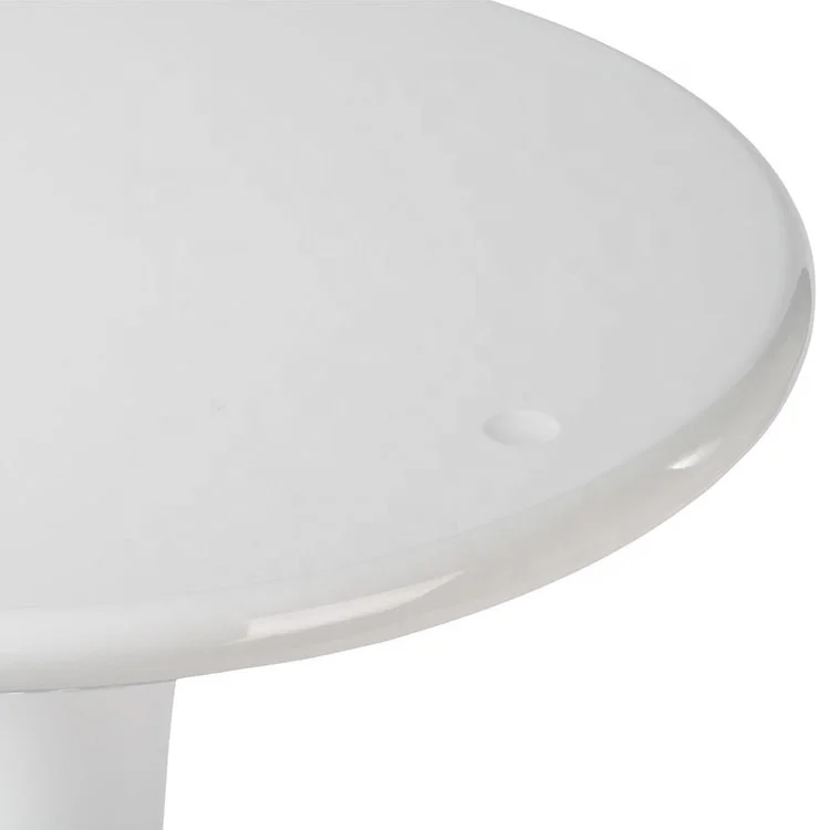 
GY-4063 Morden ABS Red White Coffee bar table used for tea room 