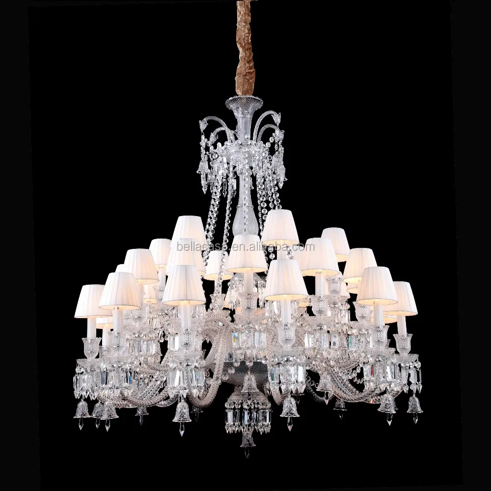 Прозрачная Хрустальная люстра Waterford с дужками из муранского стекла