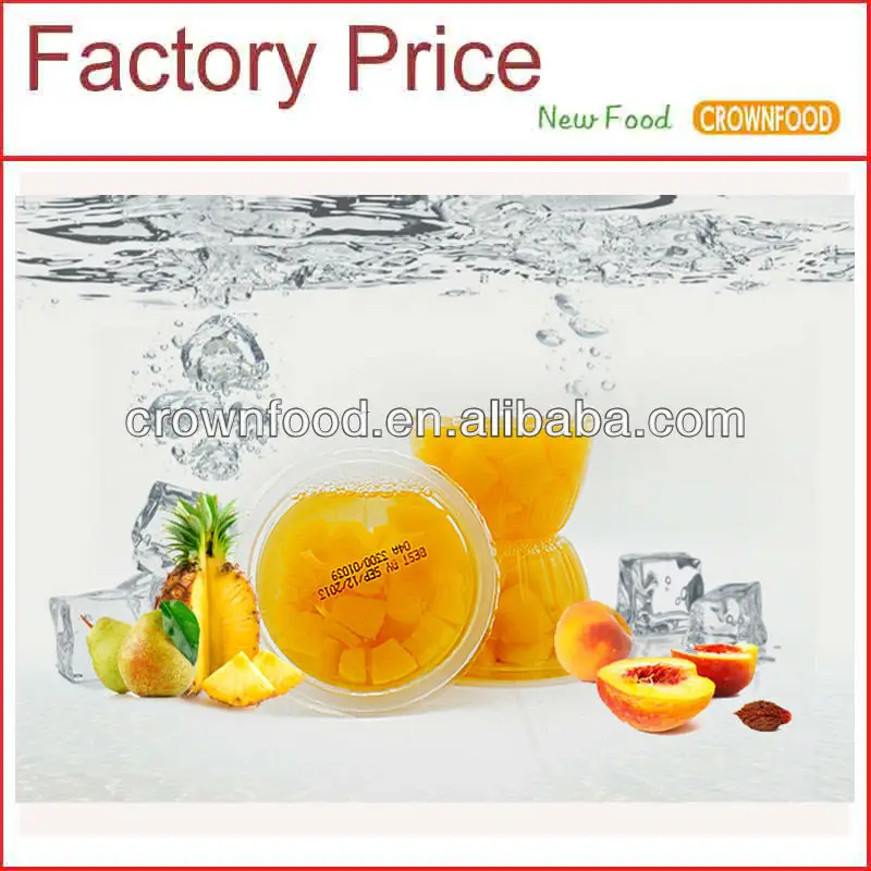 
Fruit cocktail plastic fruit cup 