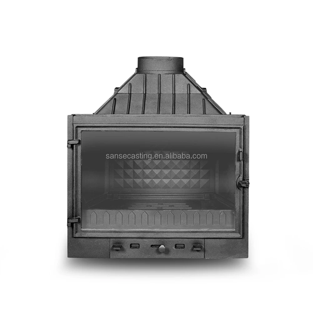 
cast iron material and wood heating fireplace type solid fuel fireplace BSC021 