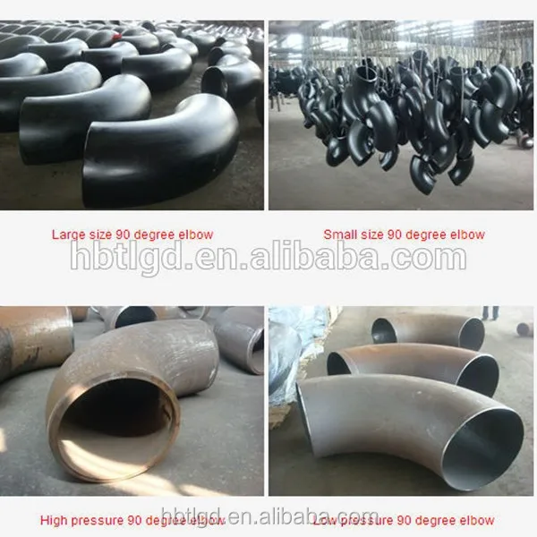 
carbon steel a234 wpb black gas pipe fittings elbow seamless butt welded elbow STD 