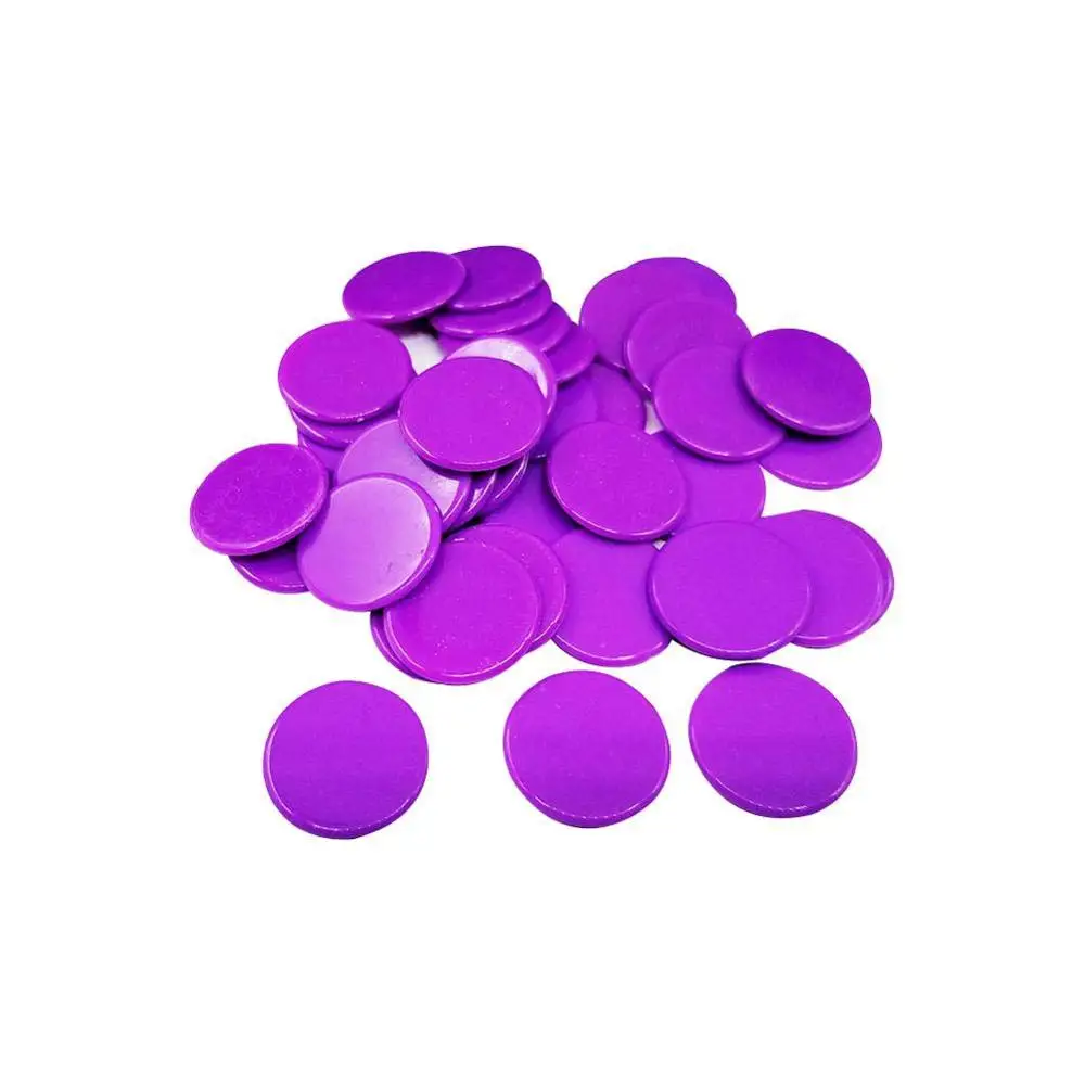 3/4-inch Bingo Chips Mixed Color Marker Educational Counting Kids Classroom Learning Toy Fun Family Club Game Toy