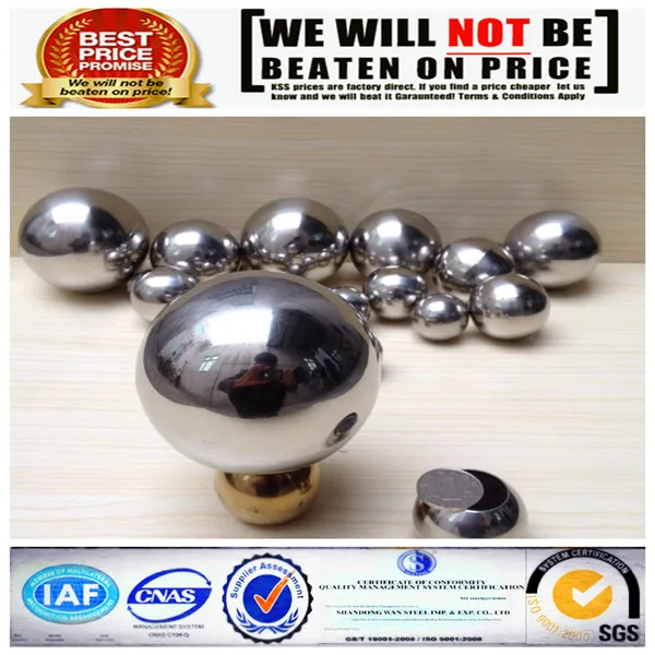 304 stainless steel hollow hemisphere 50mm