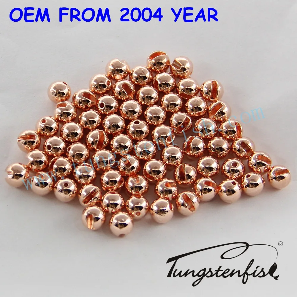 Fishing tackle ,Fly tying tungsten slotted beads wholesale