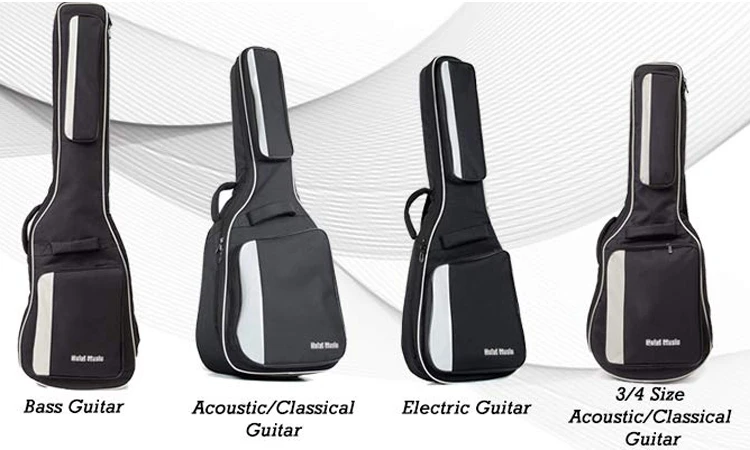 Adjustable Shoulder Strap Acoustic Classical Bass Guitars Gig  Bag