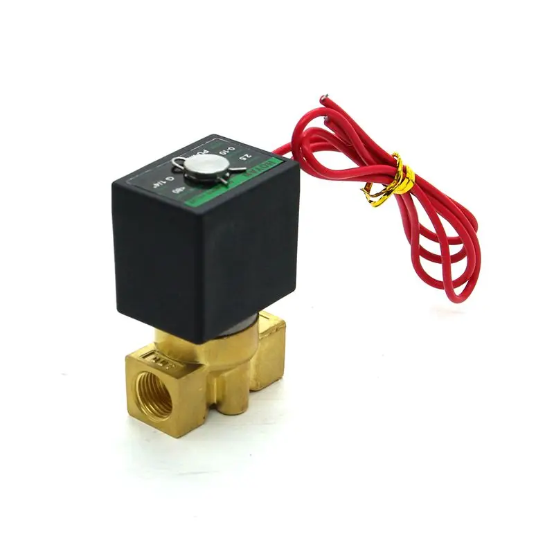 Соленоидный клапан для масла, воздуха, воды, 110 В, 220 В переменного тока, 24 В постоянного тока