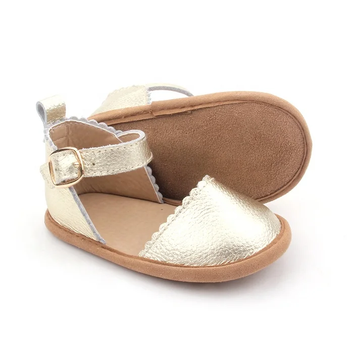Cute Baby Shoes Summer Sandals Leather Strap Sandals  for Baby Lovely Girls