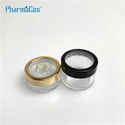 10g  luxury cosmetic jars and bottles plastic body cream jars cosmetic container
