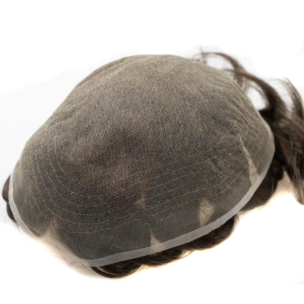 
All swiss lace stock mens hair piece toupee 