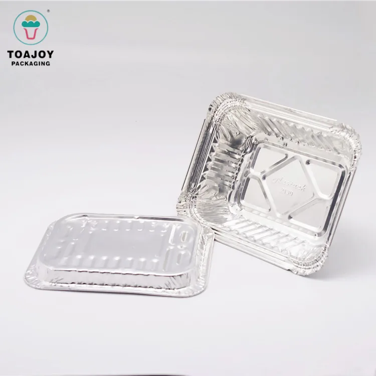 Airline biodegradable containers for lunch disposable aluminum casserole