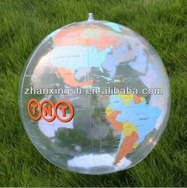 wholesale transparent beach ball inflatable crystal clear beach ball
