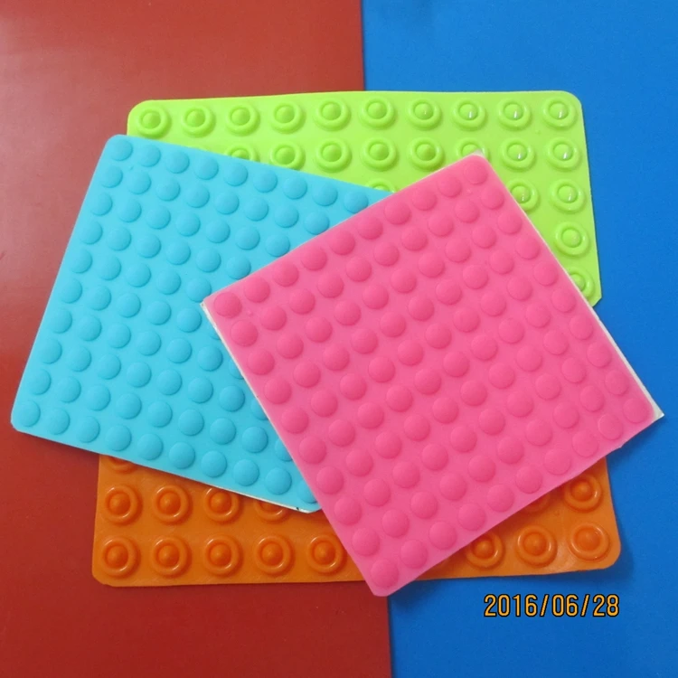 Cylindrical Adhesive Rubber Bumper Feet, Round Silicone Bumper Dot, Protective Anti Slip Feet