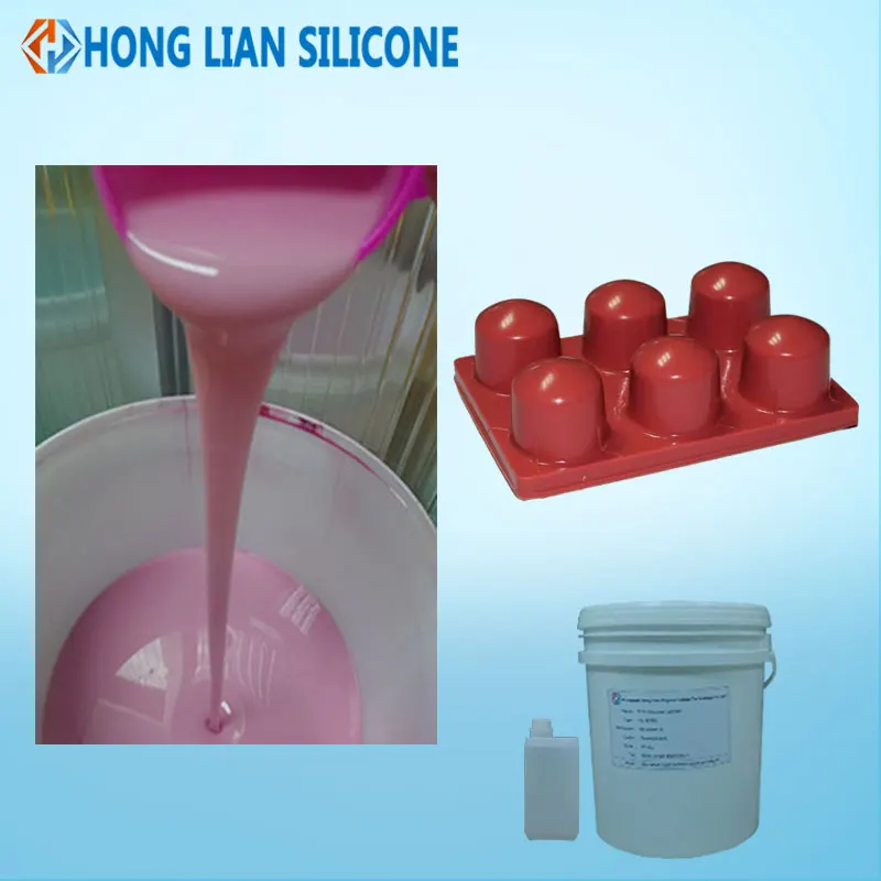 Red Pad Printing Silicone Rubber 2 Component Liquid Silicon DIY Rubber Material for Printing Pad Making