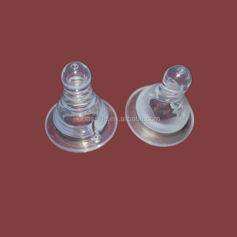 Transparent wholesale baby nipple baby bottle big nipples