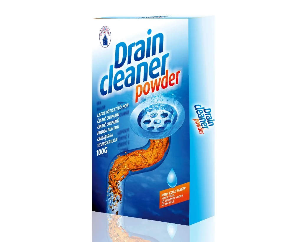 High effect drain cleaner powder
