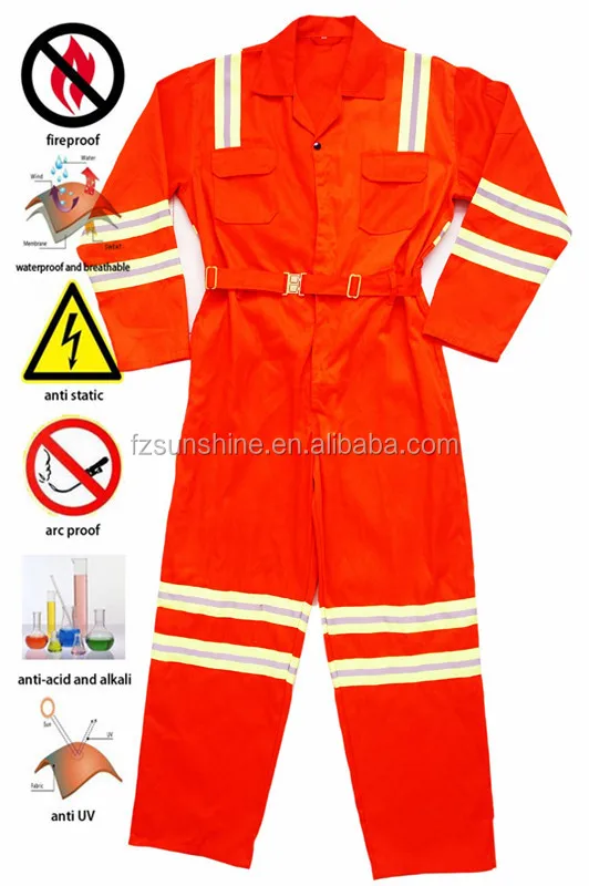 European Factory Fireproof One Piece European Work Clothes