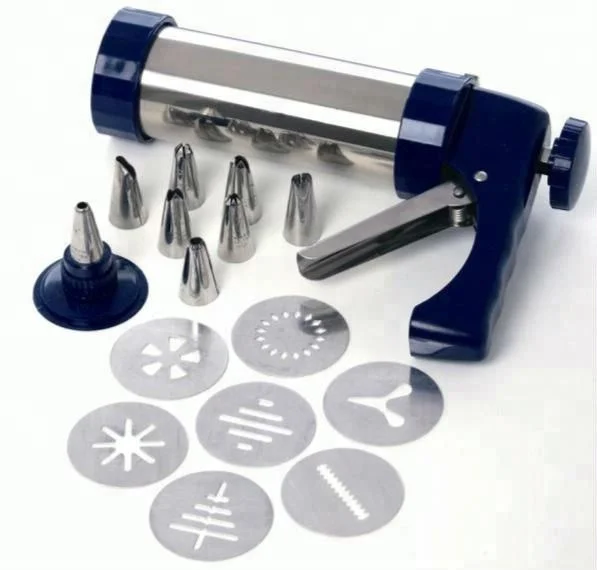 Chinese Snack Making Machine of Stainless Steel Hand Operated Biscuit Press