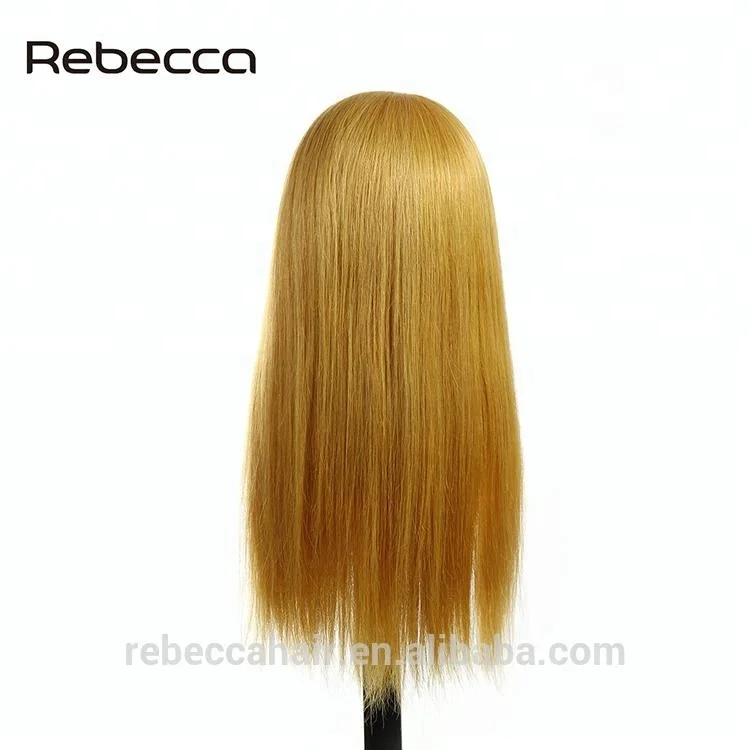 Rebecca wholesale female mannequin wig head training head for hairdresser