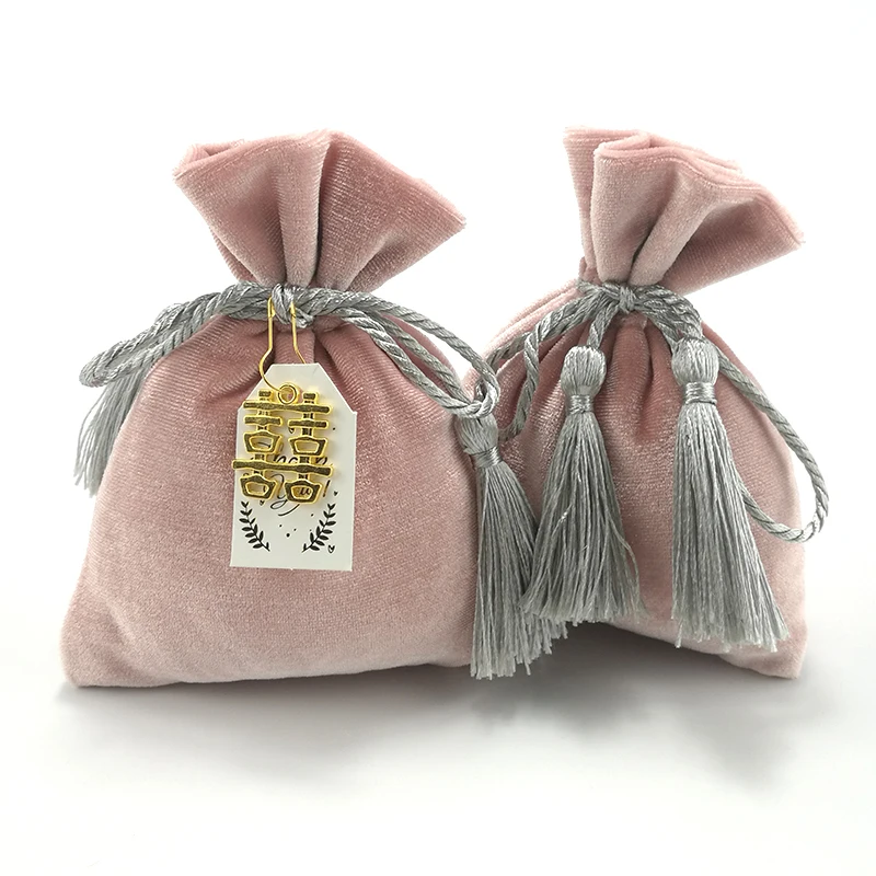 wholesale Velvet Pouches Jewelry Packaging Display Drawstring Packing Gift Bags velvet jewelry pouch