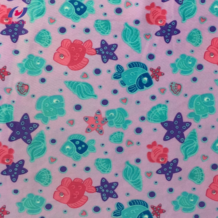 Chinese Manufacturer Kids Swimwear 85 Polyester 15 Elastane Fabric