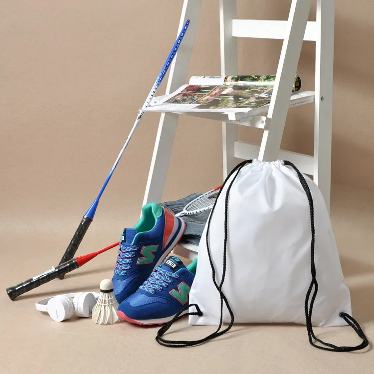 
Wholesale Custom Logo Drawstring Shoe Bag Polyester Backpack 