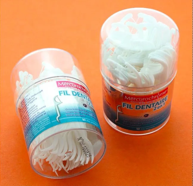 
Dental Floss Unwaxed and Waxed Flossing toothpicks 