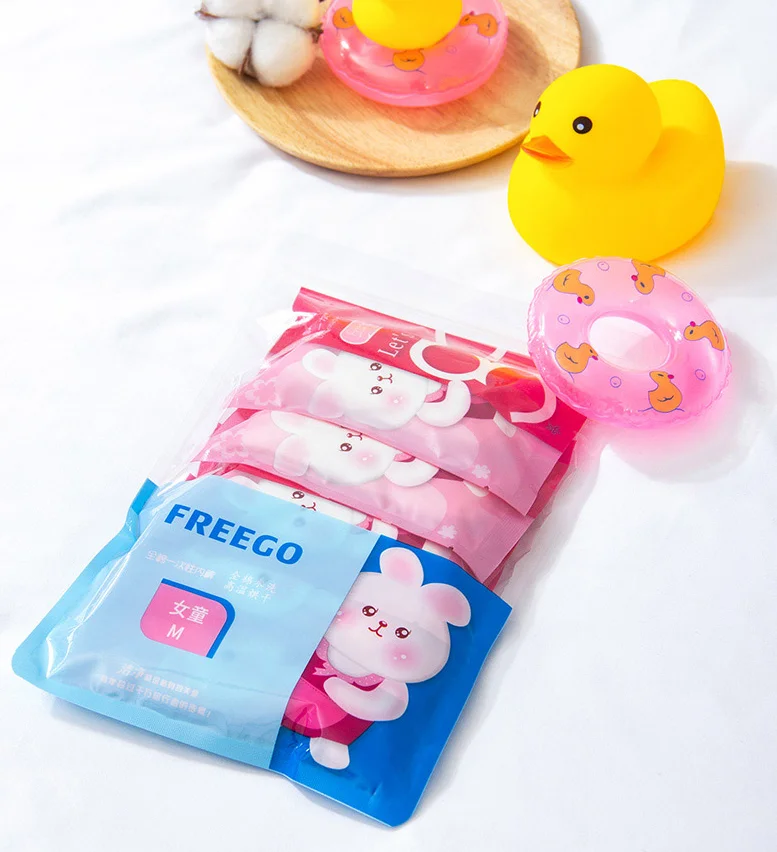 Hot sale disposable underwear for girls organic cotton kids underwear