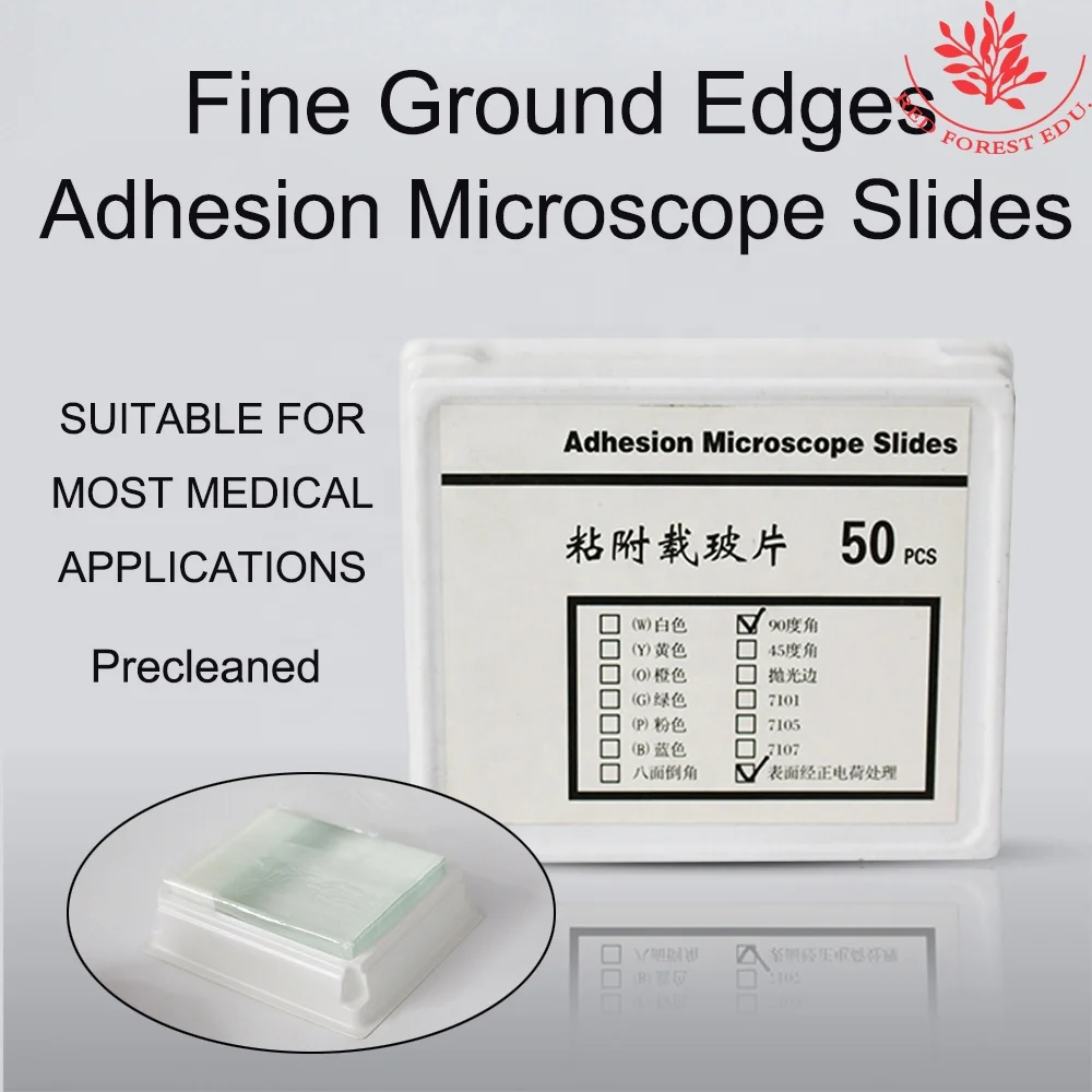 Immunohistochemistry Lab use blank adhesion microscope slides