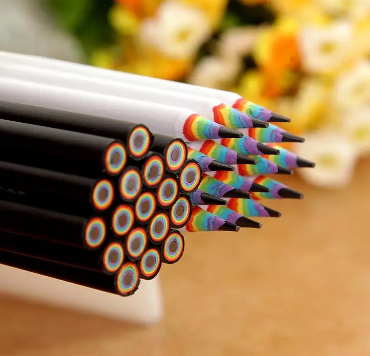 Cheap papieren HB pencil,Eco-friendly paper wapped pencil for promotional