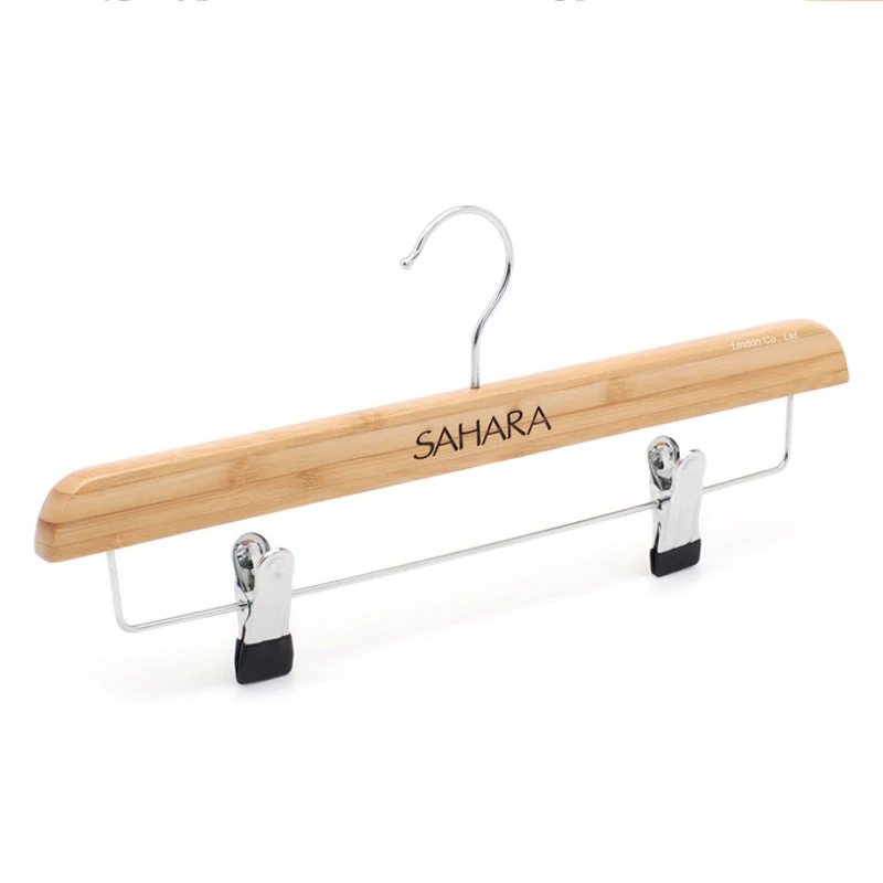 Custom High Quality Eco-Friendly Bamboo Hangers for Apparel