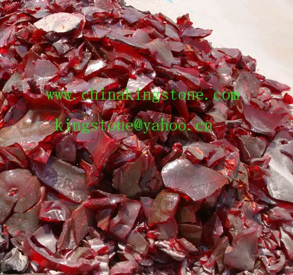 Crystal glass chips for terrazzo