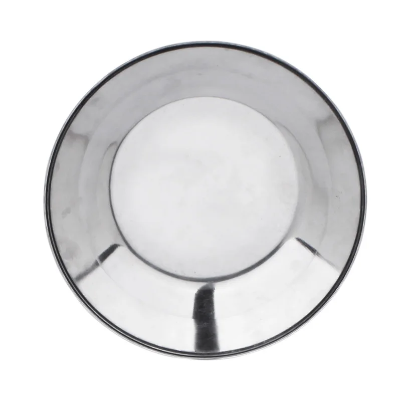 Hot sales Stainless Steel Round Tray Steel Plate Dinner Plate